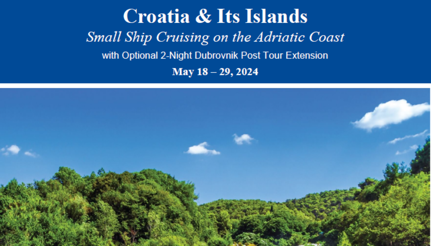 Croatia & Its Islands May 18, 2024